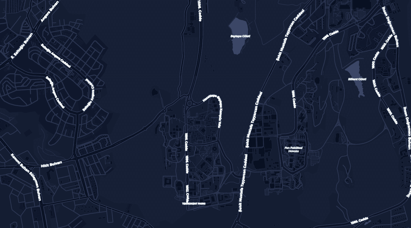 Map of Hacettepe Teknokent, Ankara